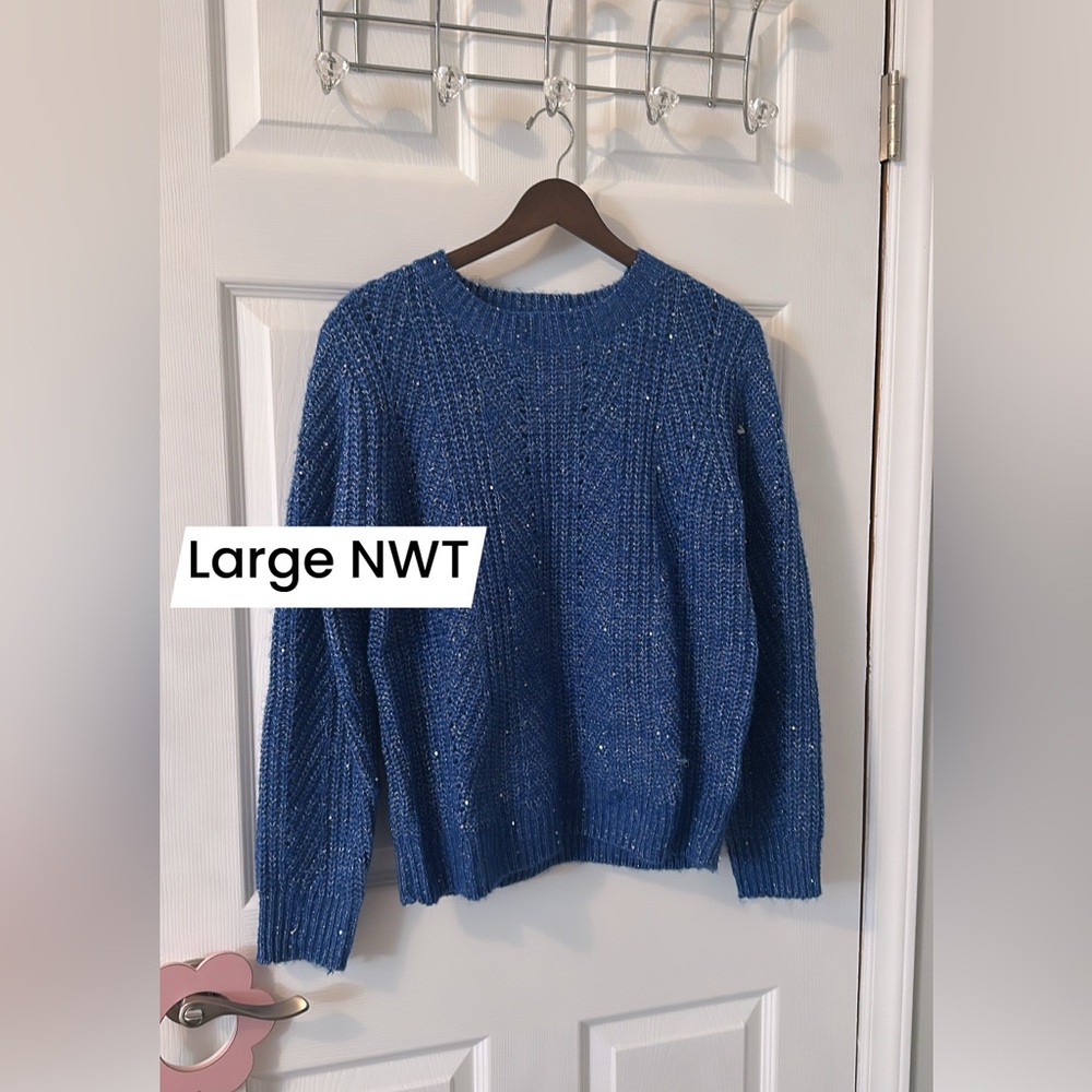 Women’s size large sweater blue